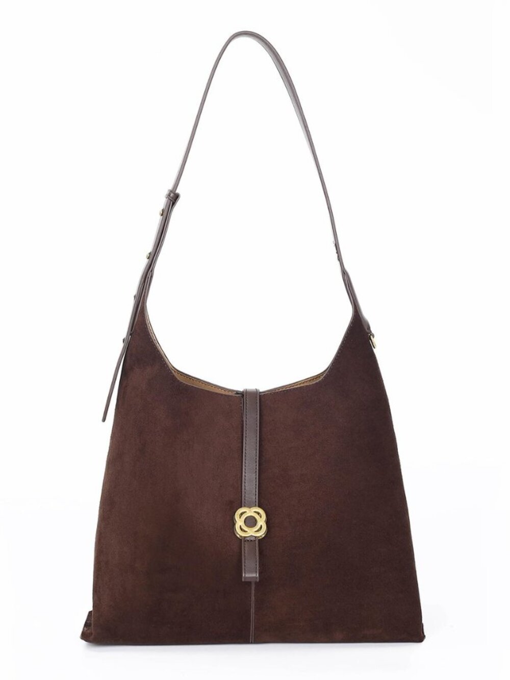 Slouchy Suede Hobo Shoulder Bag Tote Handbag for Women